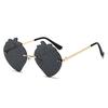 2024 Trendy Frameless Peach Sunglasses for Men & Women - Stylish Party & Hip Hop Glasses