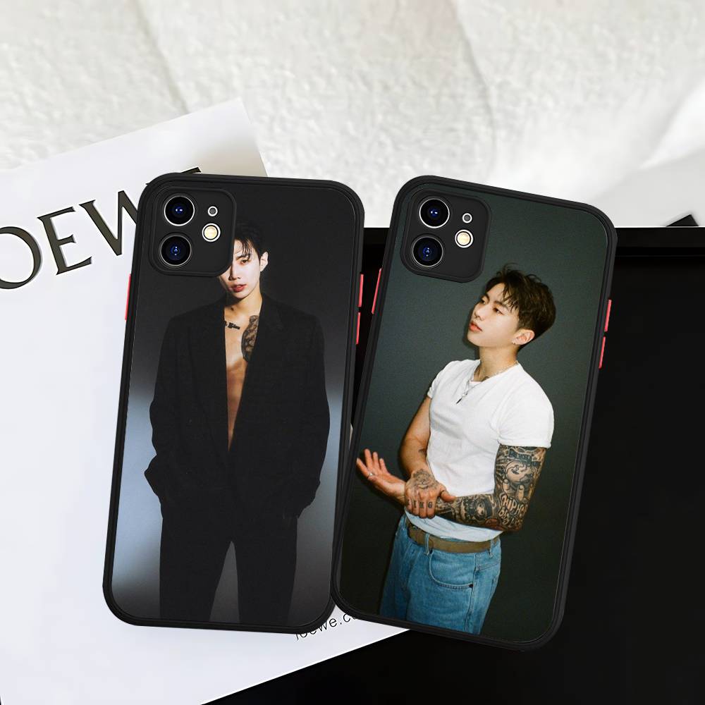 Singer J-jay P-park Phone Case For IPhone 14 11 12 13 Mini Pro Max 8 7 Plus X XR XS MAX Translucent Matte Cover