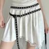 1 pièce Ceinture Fine Polyvalente à Rivets pour Femme