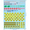 Road Signs - US - 1/14 1/16 1/18 1/24 1/43 1/48 1/50 1/64 1/160 - Water Decal - Waterslide, 1/14