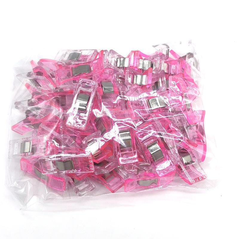 Colorful Plastic Sewing Clips for Cross-Border Japanese Hemming, Patchwork, and Fixing - AXE Clips