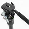 Double Panoramic Tripod Fluid Head Mini Pan Tilt Head Quick Release Plate and Handle For DSLR And Small Video Cameras