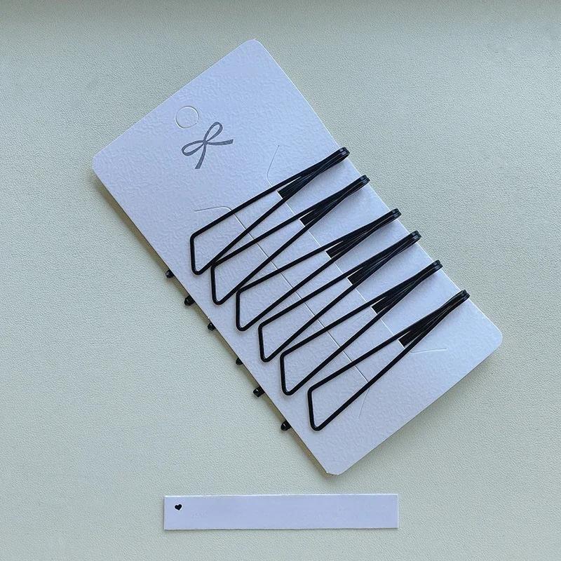 6pc Retro Black Hairpin Hair Claws Clips for Girls Women Kids Childs Ladies Crab Korean Wedding Party Gift Hair Accessories