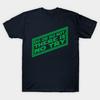 Men Black Print T-shirt There Is No Try No-Cut Transfer Paper Print Cotton Tshirt