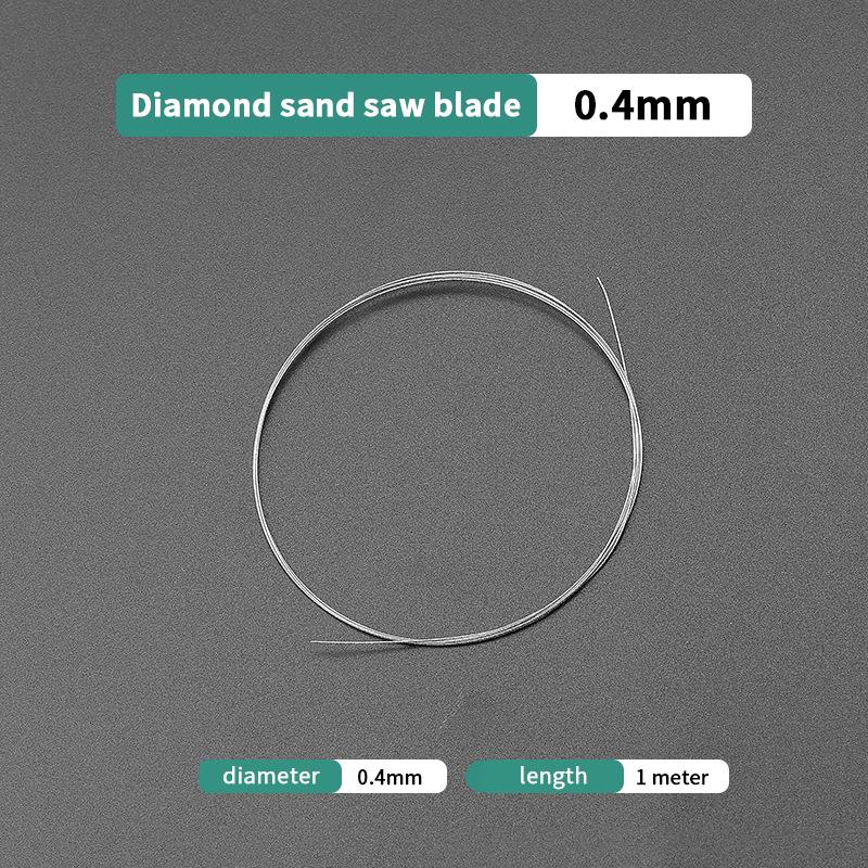 1M Cutting Wire Saw Blades Jade Metal Ceramic Cutting Supplies Hand Saw Blade Diameter 0.1Mm-0.5Mm Professional Hand Tools