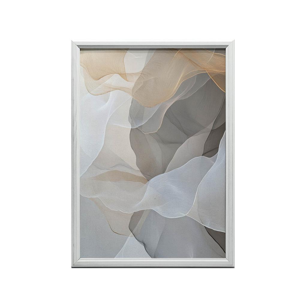 Eteryczna Fala Eteryczna Fala, 40X50 Cm, Rama Aluminiowa Złota, Papier Matowy 230 Gsm