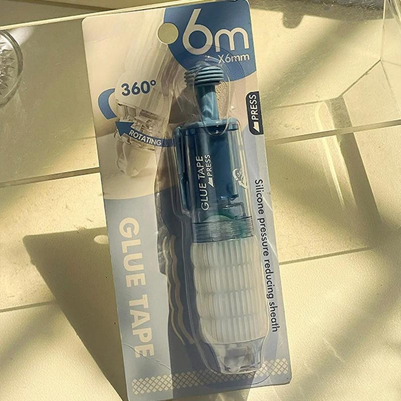 

Прозрачная точечная дозирующая двусторонняя лента, сменные блоки, точечный клей для блокнота, канцелярские товары, школьные и офисные принадлежности синий