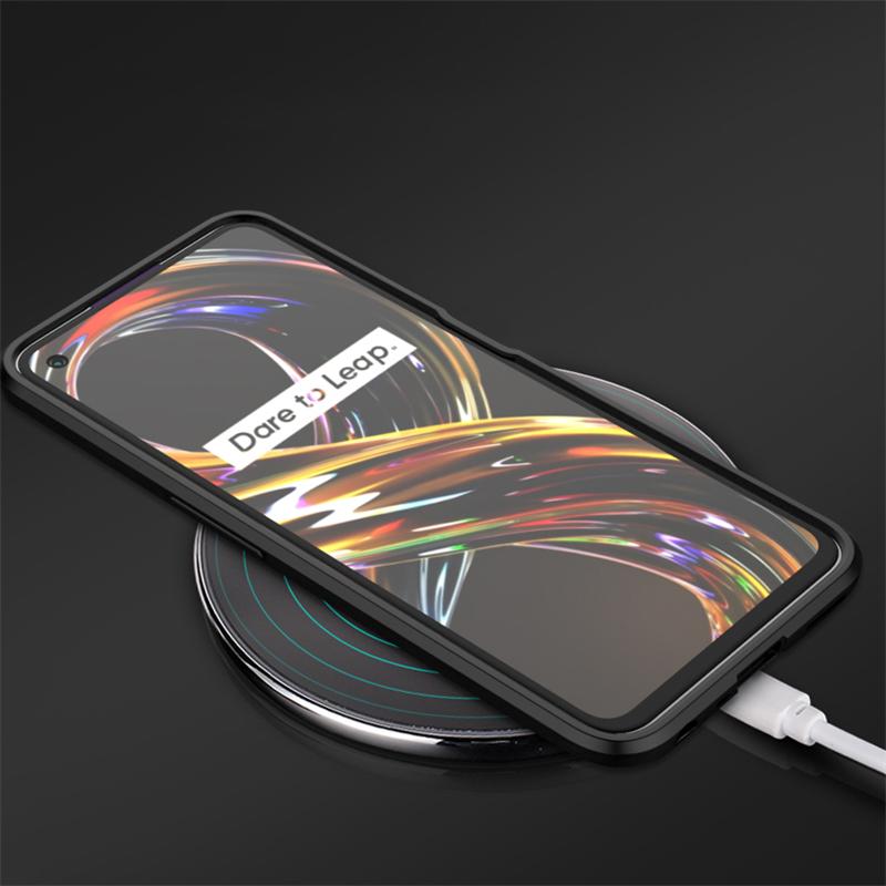 Phone Holder Case For Realme Narzo 50 4G Case Bumper Hard PC Armor Full Back Cover For Realme Narzo 50 Case For Realme Narzo 50