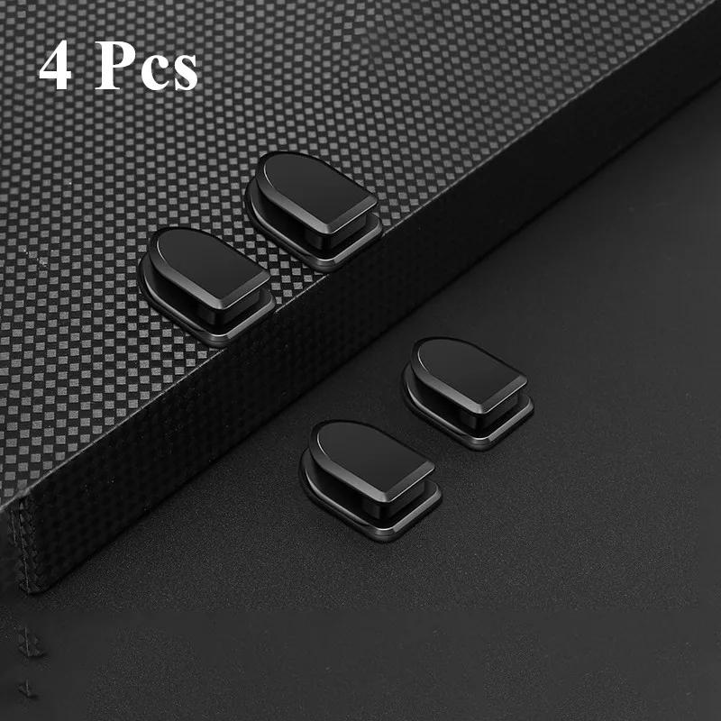 4Pcs/8Pcs Car Hook Organizer Storage for USB Cable Headphone Key Storage Self Adhesive Wall Hook Hanger Auto Fastener Clip Stuff