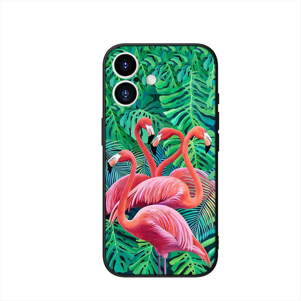 Flamingo Handyhülle Case für Apple iPhone 16 15 14 Plus 13 12 Mini 17 Pro Max + 16E Air 16+ ProMax Hülle