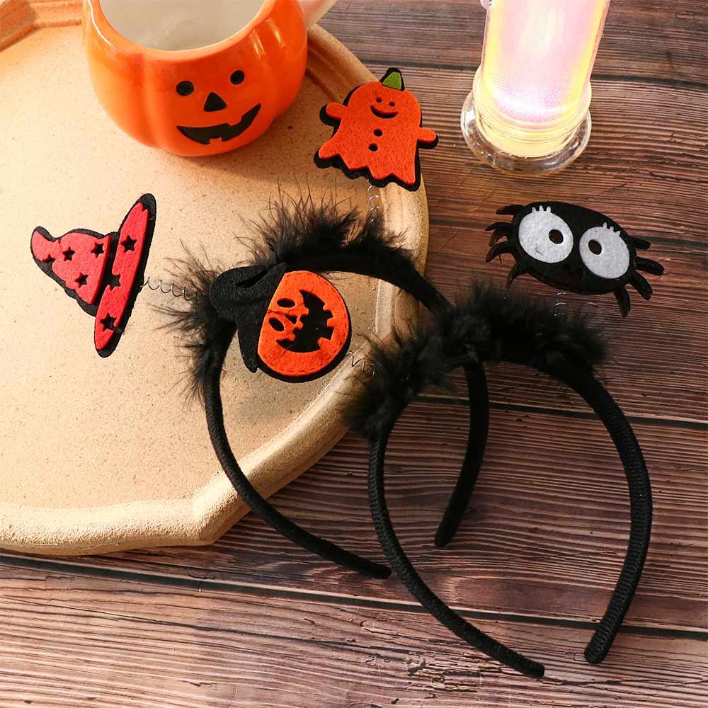 Spider Halloween Hairband Cartoon Ghost Headband Cute Pumkin Hairband  Halloween Party