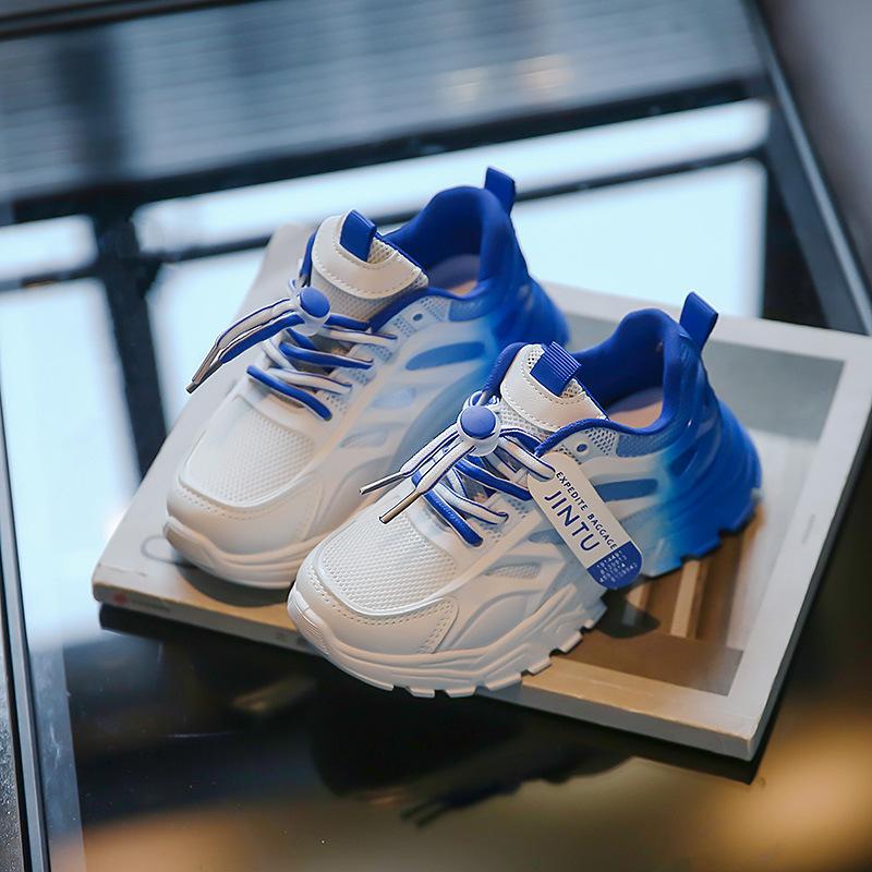 

Children s sports shoes 2025 spring and autumn new girls dad shoes breathable mesh casual versatile boys running shoes 26
