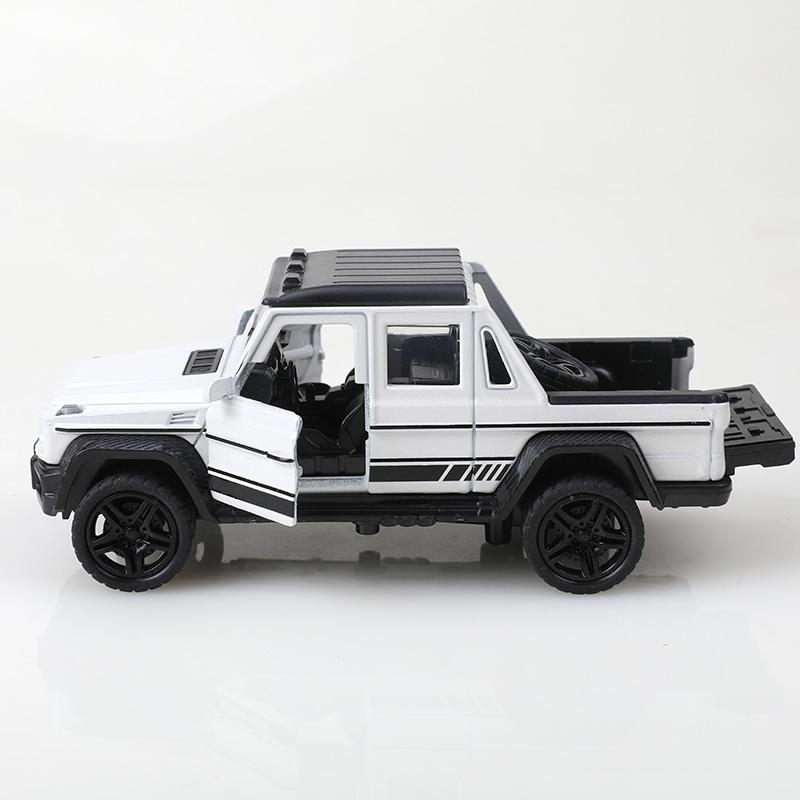 (bagged)1:36 Alloy Ben Car Model Simulation Off-road Vehicle Pull Back Car Ornaments Collection Toys For Boy Children