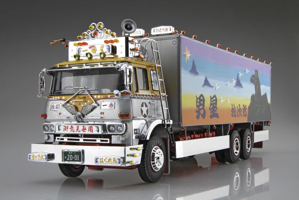 Aoshima Bunka Kyozai Truck Yaro Series Ichibanboshi No Opinions Allowed Plastic Model 1/32 No.1 (Car)