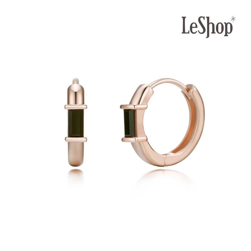 [LsSHOP] 14K Color Brick Earrings (Gold Plated)_LJ5319BRE