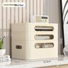Golden Cat WiFi Router Storage Box and TV Set-Top Shelf with Wire Organizer