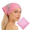 Paisley Bandana with Grommet, 55cm Vintage Cotton Scarf, DIY Ring Headband Neck Scarf