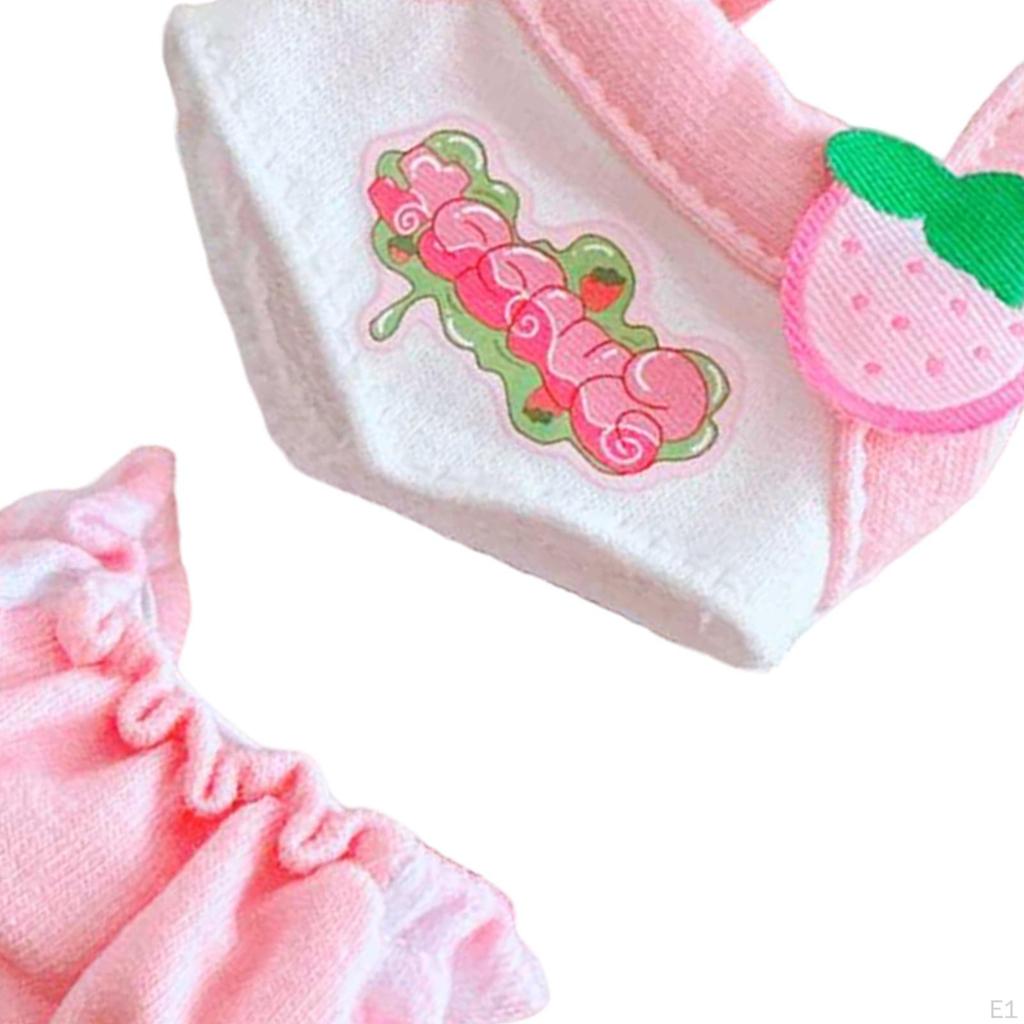 2 Pieces Doll Vest And Shorts Set for Creative Dress Up - DIY Accessories Dolls