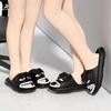 2026 Nuove Pantofole a Ciabatta One Word in EVA Super Morbide e Antiscivolo Pantofole da Uomo Rana Cartone Animato Tendenza Moda Pantofole Genitore-Figlio