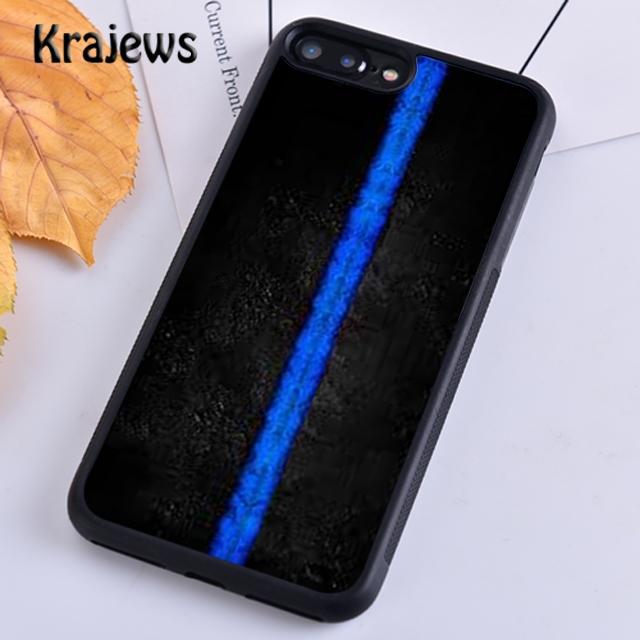 

Чехол для полицейского телефона Krajews THIN BLUE LINE для iPhone 14 5 6s 7 8 plus X XR XS 11 12 13 pro max Samsung Galaxy S21 S22 ultra Samsung S22ultra