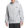 Adidas Comfortable Stylish Versatile Solid Color Jacket Unisex Jacket Gray Stone-Green KA9290