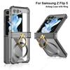 Wireless Charging Case For Samsung Galaxy Z Flip 5 Flip5 Clear Soft Cover For Samsung ZFlip5 Z Flip5 Funda Case Protective Coque