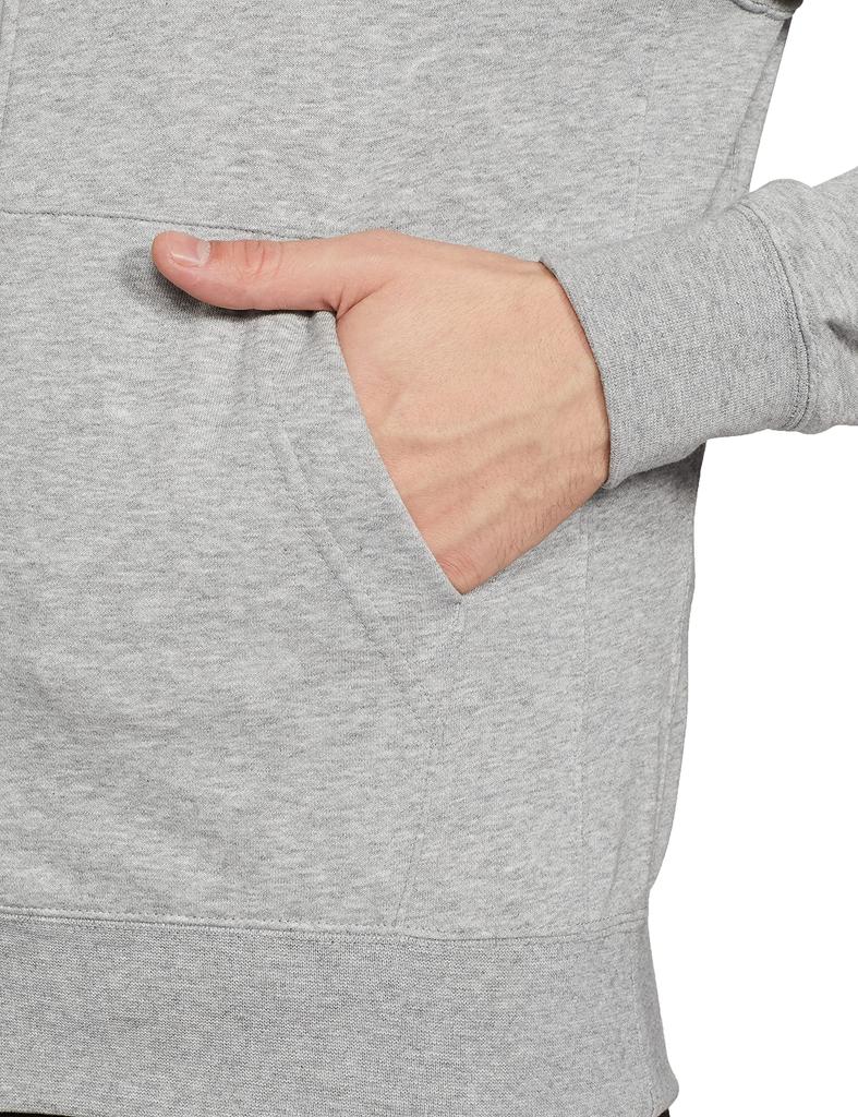 Nike Club French Terry Hoodie BV2649 D Gray Medium Full-Zip 063, Heather/D Gray,