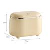 Pressing Small Desktop Garbage Can Stylish Large Opening Anti Slip Leg Recycle
