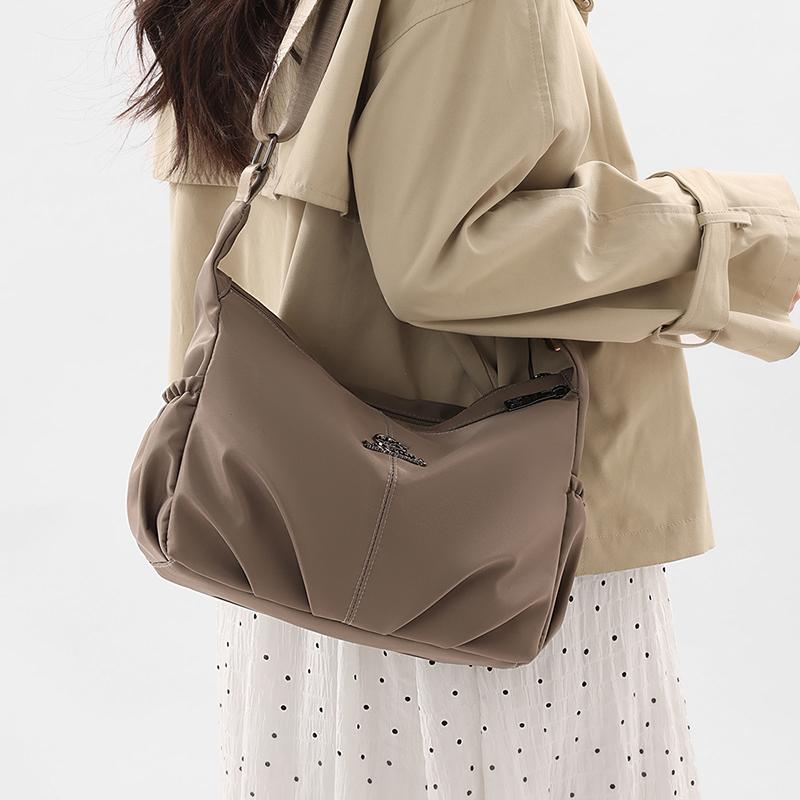 Nylon Crossbody Bag Women's Large Capacity Multi-compartment Shoulder Bag