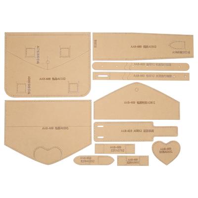 Shoulder Bag Acrylic Template Pattern High Strength Transparent Leather Bag Pattern Kit for DIY
