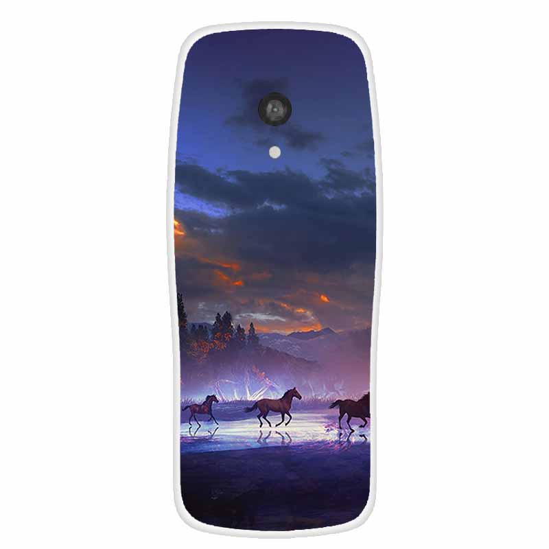 For Nokia 3210 4G 2024 2.4"Cases Clear TPU Soft Silicone Phone Cover for Nokia 3210 TA-1618 Protective Back Shells Cartoon Print