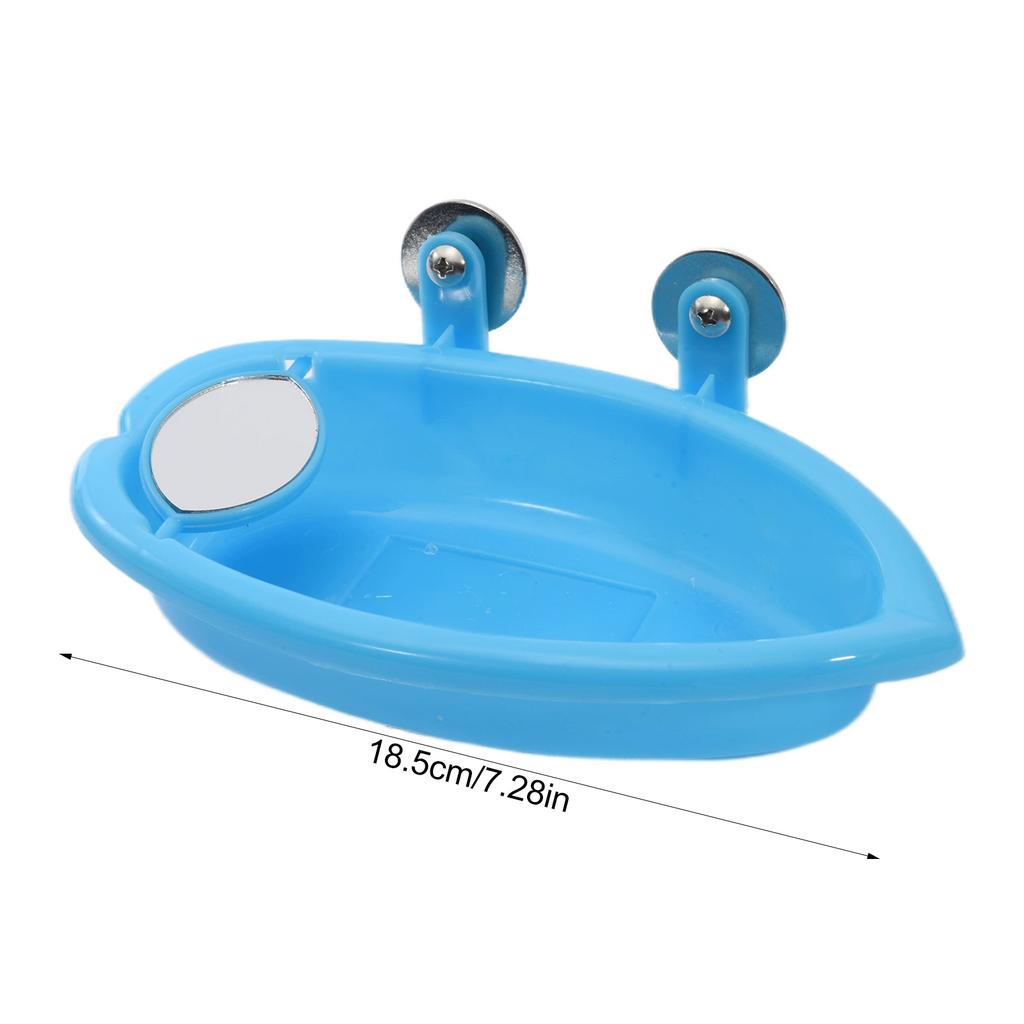 Parrot Bathing Box Wall Mounted Multi Functional Feeder for Bird Bath Shower Room