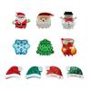 Christmas Hair Accessories Sparkling Acrylic Designs For Holiday Parties And Family Gatherings Child Safe Hair Excerpts