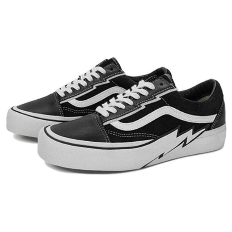 Mastermind World x Vans Old Skool VLT LX Bolt - Punk Culture Unisex Sneakers Black VN0007PRBLK