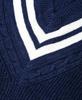 BROOKS BROTHERS Linen Oversized Tennis Sweater (Navy) (Bbwnwm7246Qes)