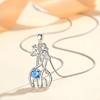 S925 Sterling Silver Giraffe Pendant Necklace for Women - Perfect for Christmas, Qixi, Valentine's, or Birthday Gifts.