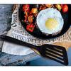 2 Pieces Silicone Slotted Spatulas Silicone Fish Turner Spatula Non-Stick Slotted Turner Heat Resistant Fish Spatula for Scrapping Flipping Frying