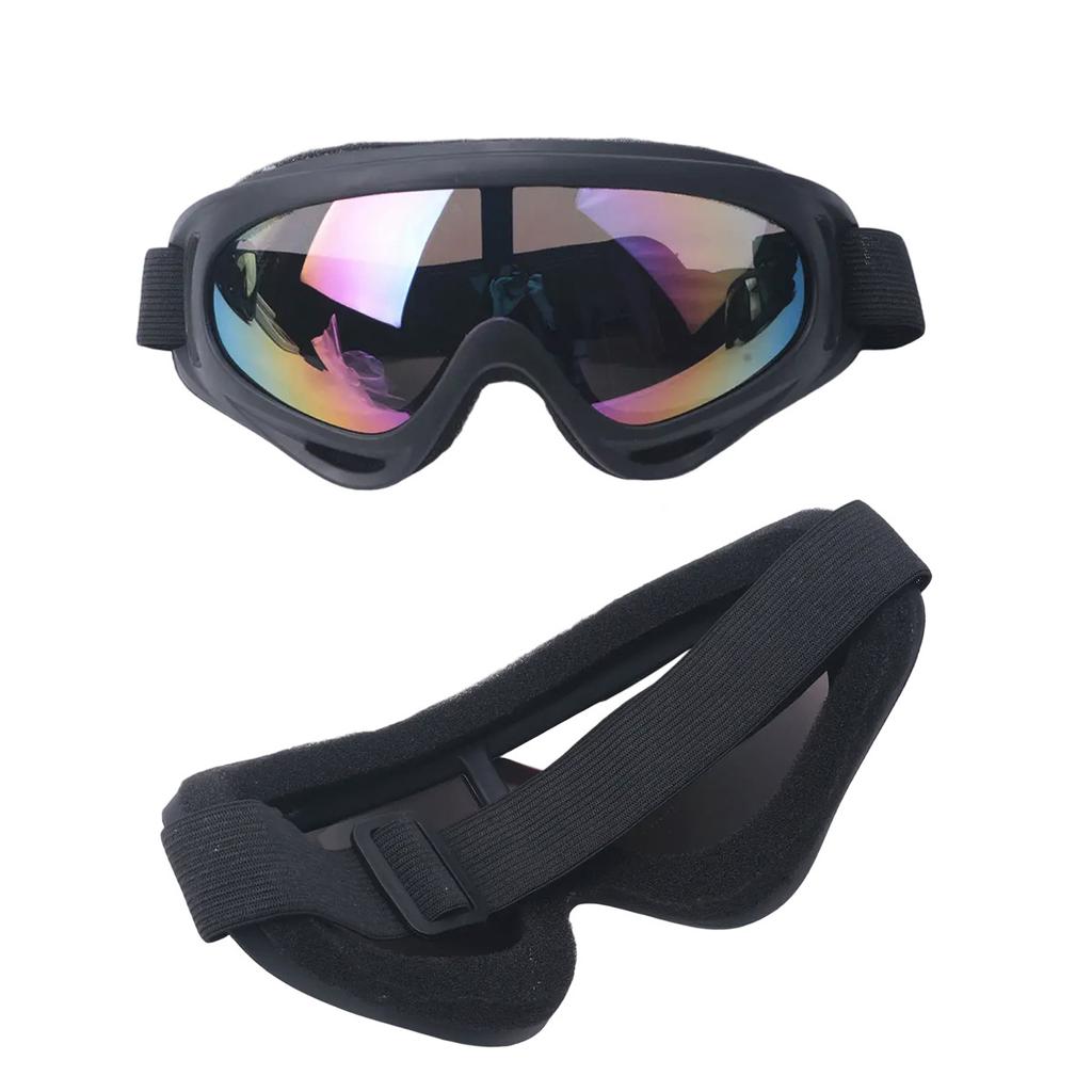 X400 Sports Goggles, Windproof Motorcycle & Cycling Glasses with Tactical Mask, UV Protection for Outdoor Riding, Skiing, Airsoft