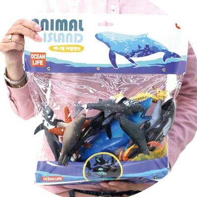 Animal Island OCEAN LIFE 12-teiliges Meerestier-Figurenset (6021), 1 Stück, beliebtes Spielzeug in Korea