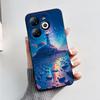 Case For Infinix Smart 8 Back Cover Black Silicon Soft TPU Marble Cover For Infinix Smart 8 X6525 Funda Smart8 Phone Cases Coque