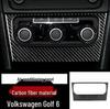 Interiér z uhlíkových vláken Středová konzole Rám řadicí páky & Lišta panelu AC CD pro VW Golf 6