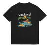Sommer Muster Bedrucktes T-Shirt Lässige Mode Harajuku Street Style T-Shirt Geeignet für Unisex
