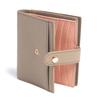 NO MORI Genuine Mini Popular Coin Easy to Bills Compact Wallet [HAKATA LEATHER] Women's Bi-fold Wallet, Leather, Wallet, Box-type Purse,