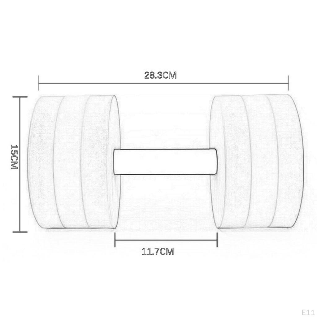 AquaFit Schaumstoff-Kurzhanteln - Wassergymnastik-Ausrüstung für Pool-Fitness