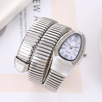 Snake Diamond Women's Watch Personalized Winding Women's Quartz Watch Bracelet Women's Watch