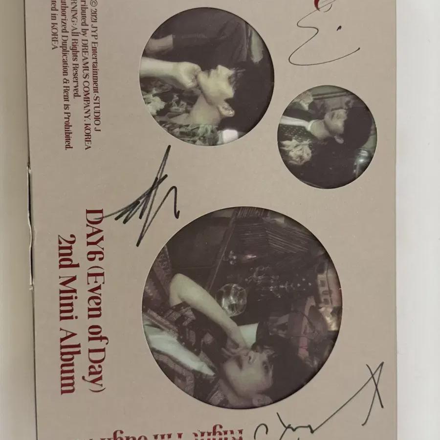 

Day6 Iode Latoumi Signed Album Released+bonus Foca