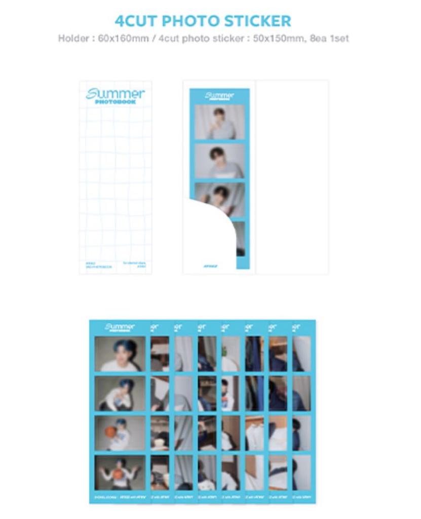 [USED] ATEEZ Trading Card Summer Photo Book 2023