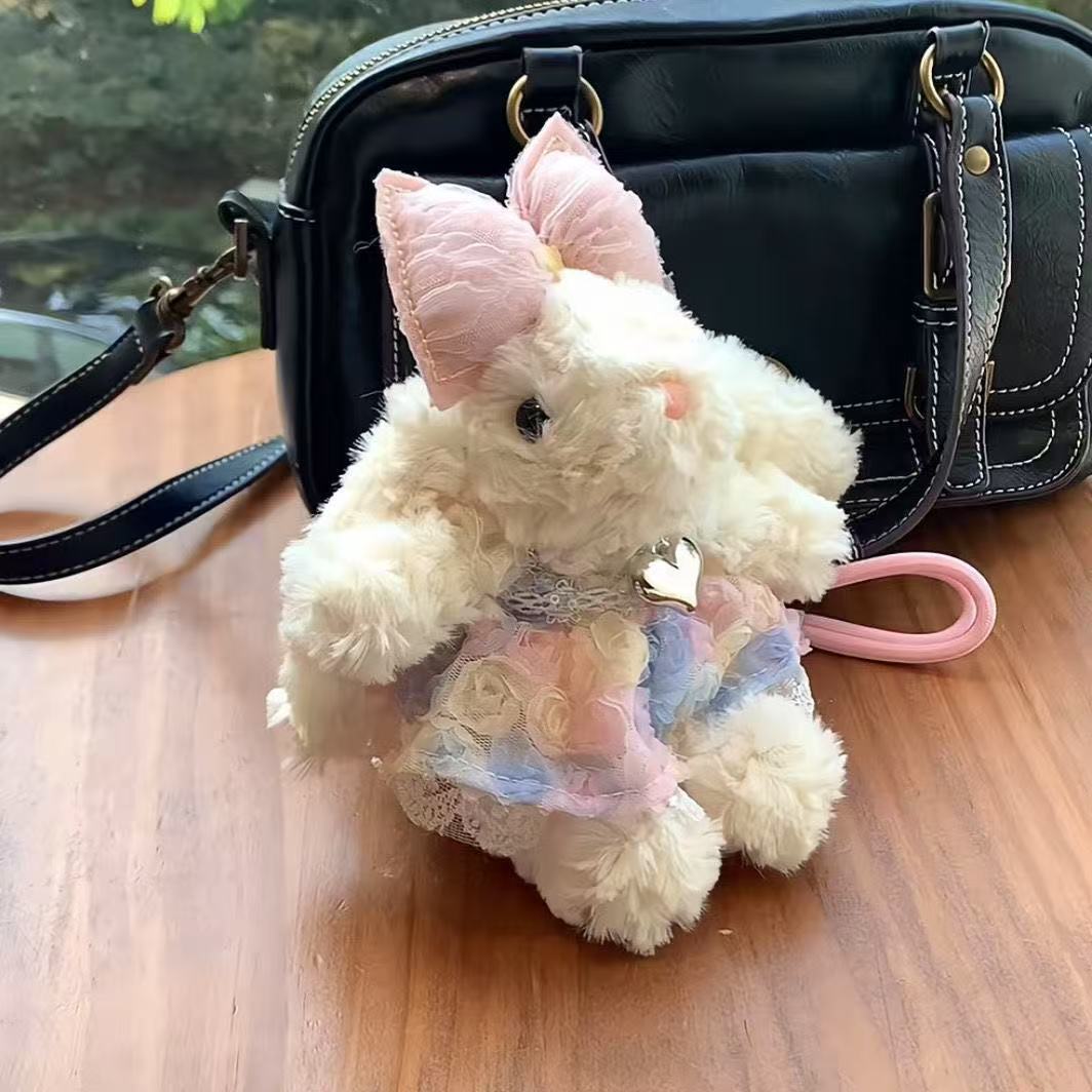 

Милий плюшевий кулон у вигляді кролика з висячими вухами, лялька-кролик, брелок, підвіска для сумки, лялька, подарунок на день народження, іграшка 15cm