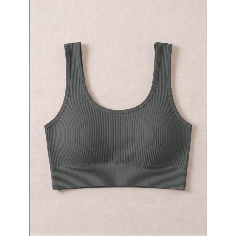 Women Seamless Shockproof Sports Tank Top Beauty Back Push Up Gym Yoga Workout