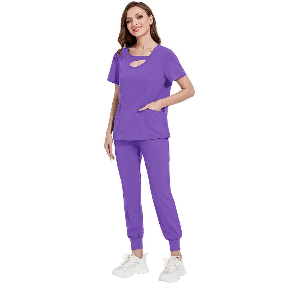 Beauty Workwear Women Medical Nurses Surgical Set Pants Clinic Carer Clothes Nursing Jogger